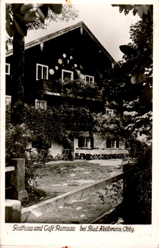 gasthaus ramsau bei bad heilbrunn, oberbayern