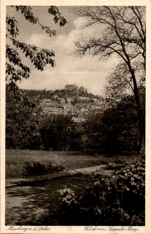 marburg, blick vom kappeler berg