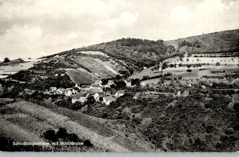 schloßböckelheim mit schloßruine