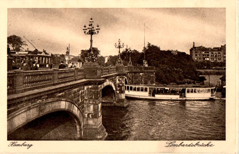 hamburg, lombardsbrücke