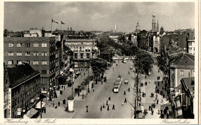 hamburg st. pauli, reeperbahn