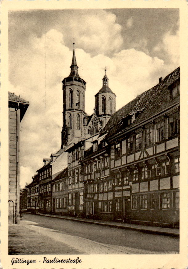 göttingen, paulinerstraße, 1954