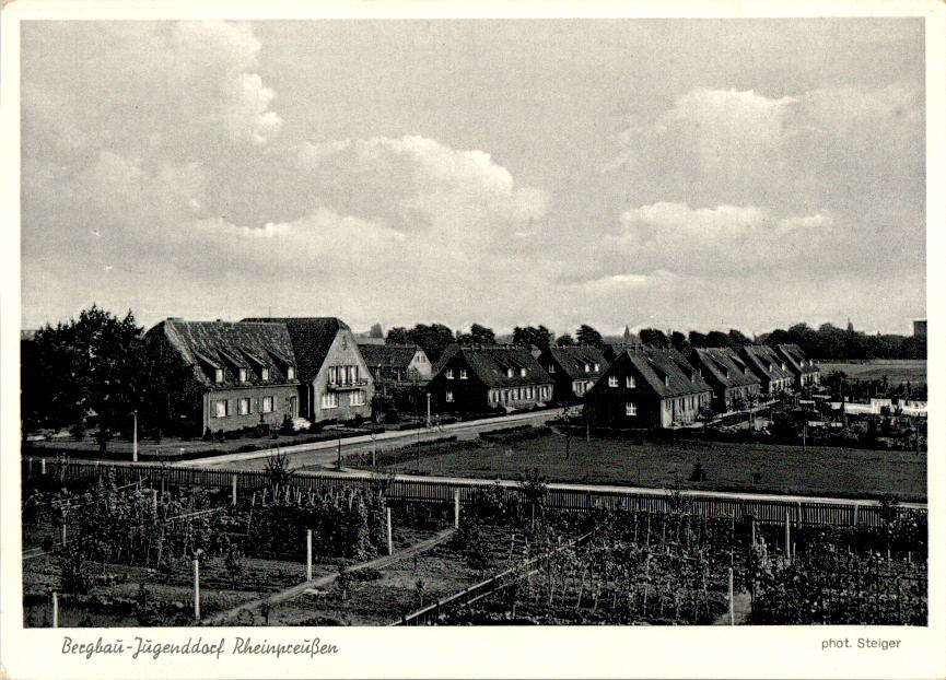 bergbau-jugenddorf rheinpreußen, phot. steiger