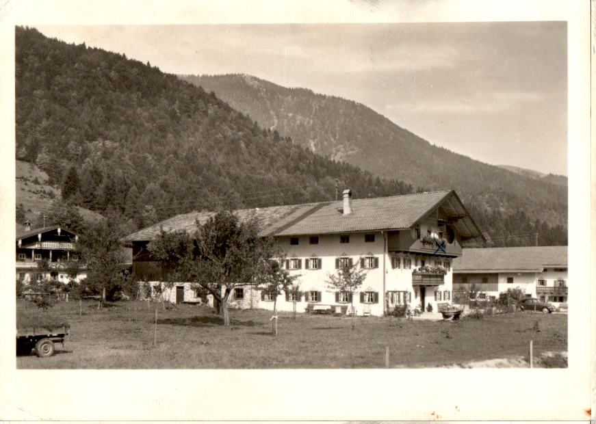 sachrang, haus vordermayer, 1971