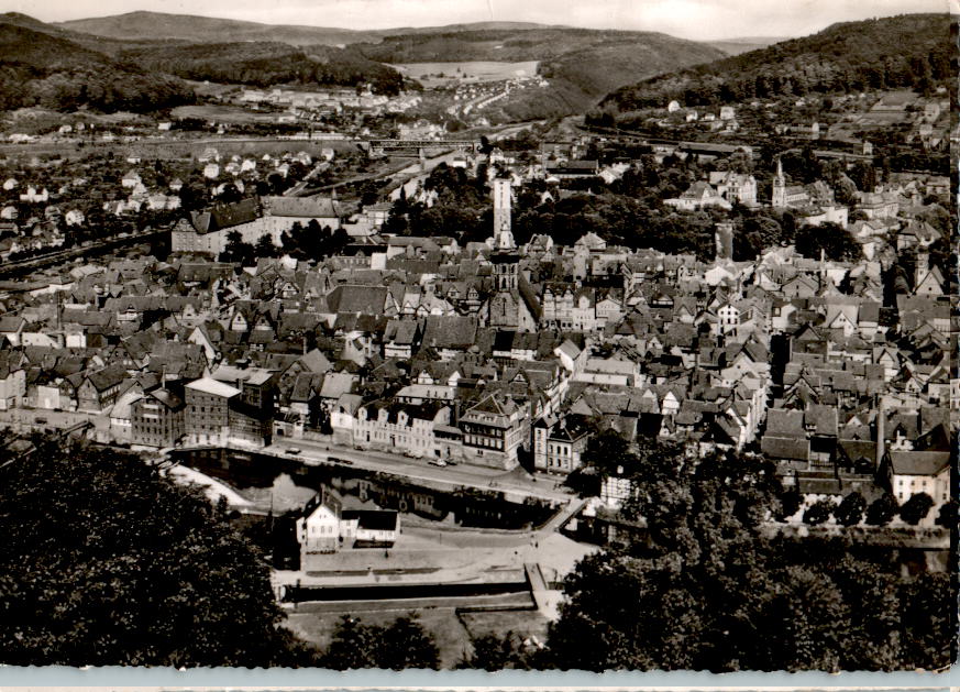 hann. münden, blick v.d. tillyschanze, 1969