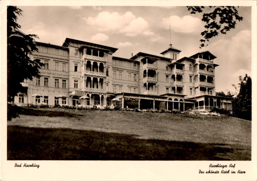 harzburger hof, bad harzburg, 1956