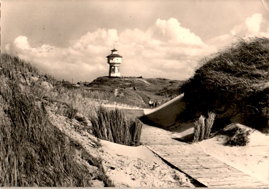 langeoog, dünenweg zum strand, 1965