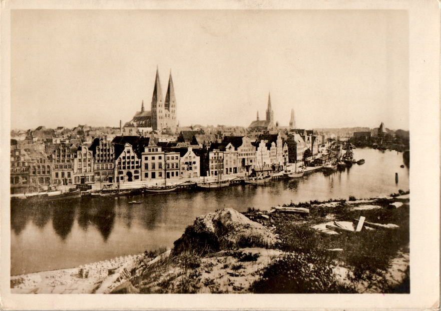 lübeck, blick auf die stadt