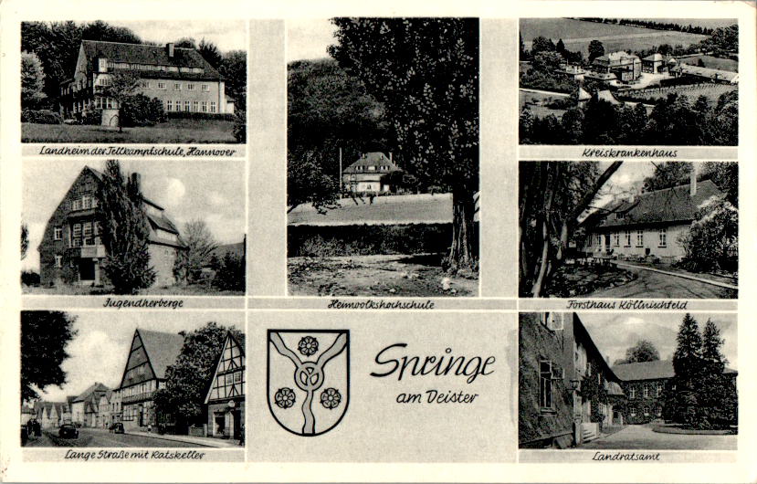 springe am deister, lange straße, forsthaus köllnischfeld, 1957