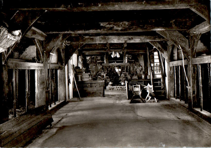 bomann-museum celle, diele im niedersächsichen bauernhaus