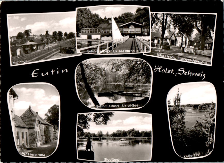 eutin, wasserstraße, 1960