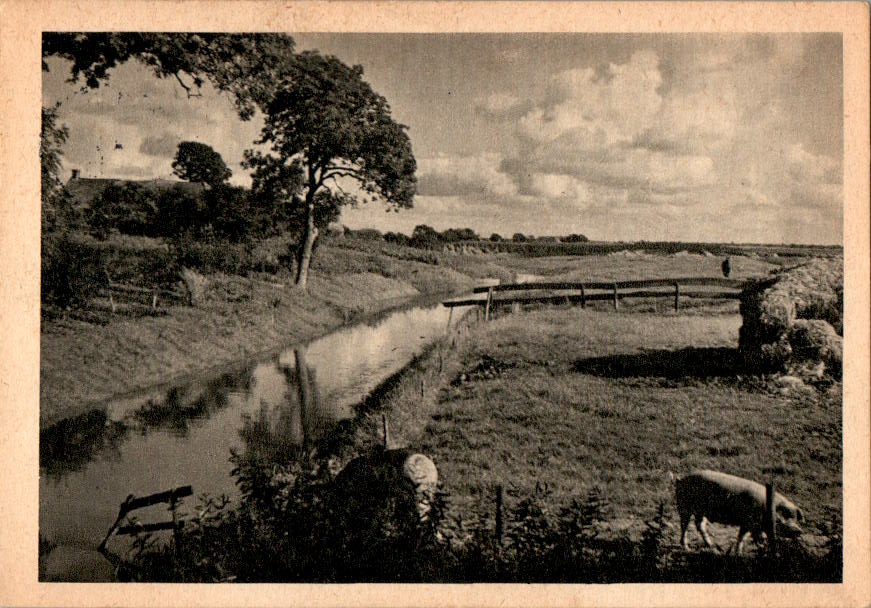 saebens worpswede, landschaft bei emden, ostfriesland