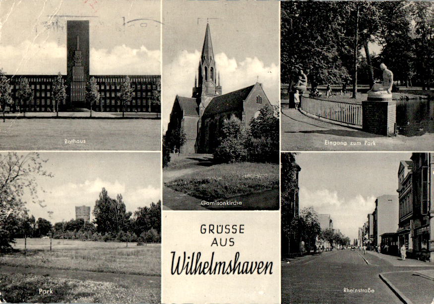 wilhelmshaven, rheinstraße, 1962