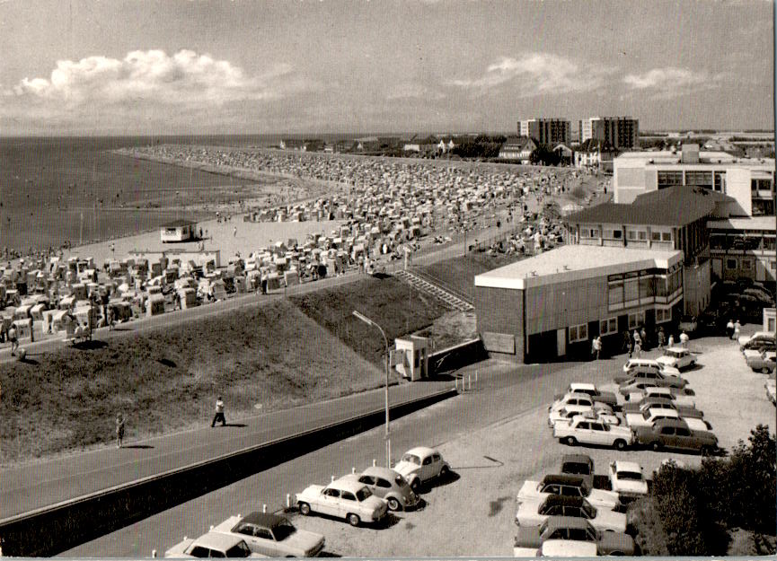 büsum, blick zum strand