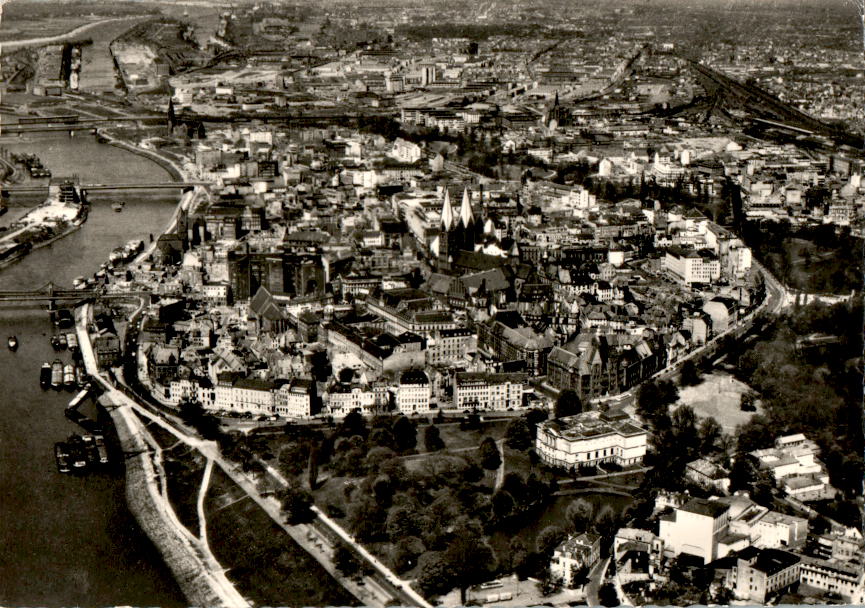 bremen, innenstadt mit weser