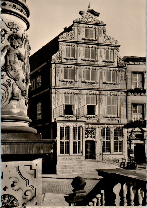 bremen, das sparkassenhaus am markt