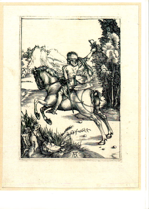 albrecht dürer, der kleine reiter, um 1497