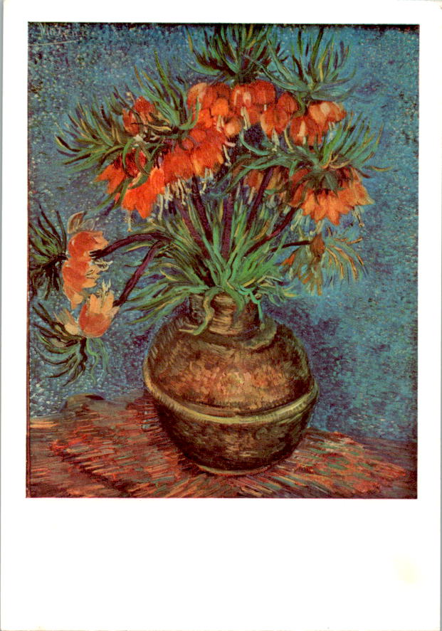 van gogh, imperial crown bell lilies