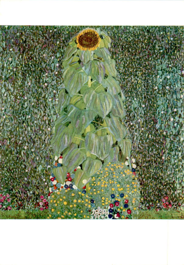 gustav klimt, die sonnenblume, 1907