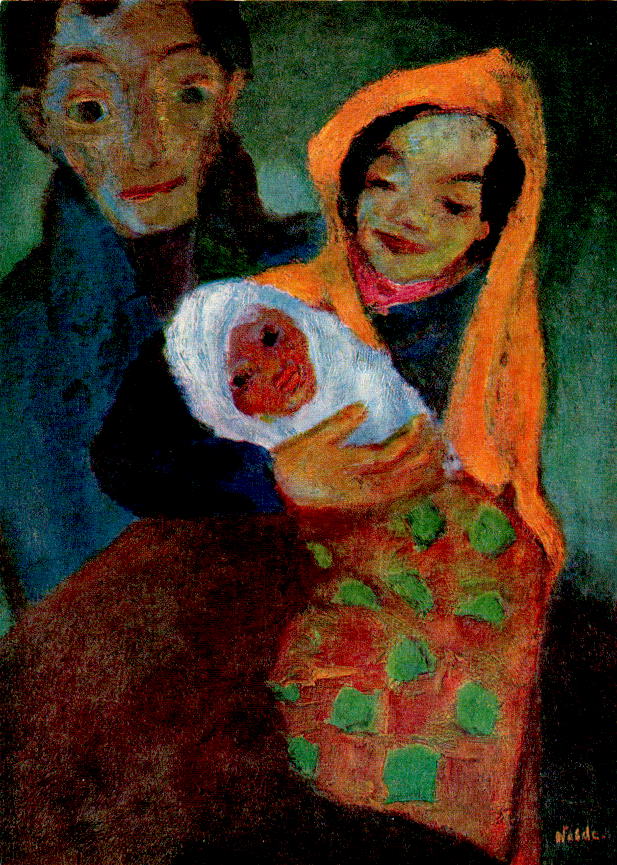 emil nolde, familie