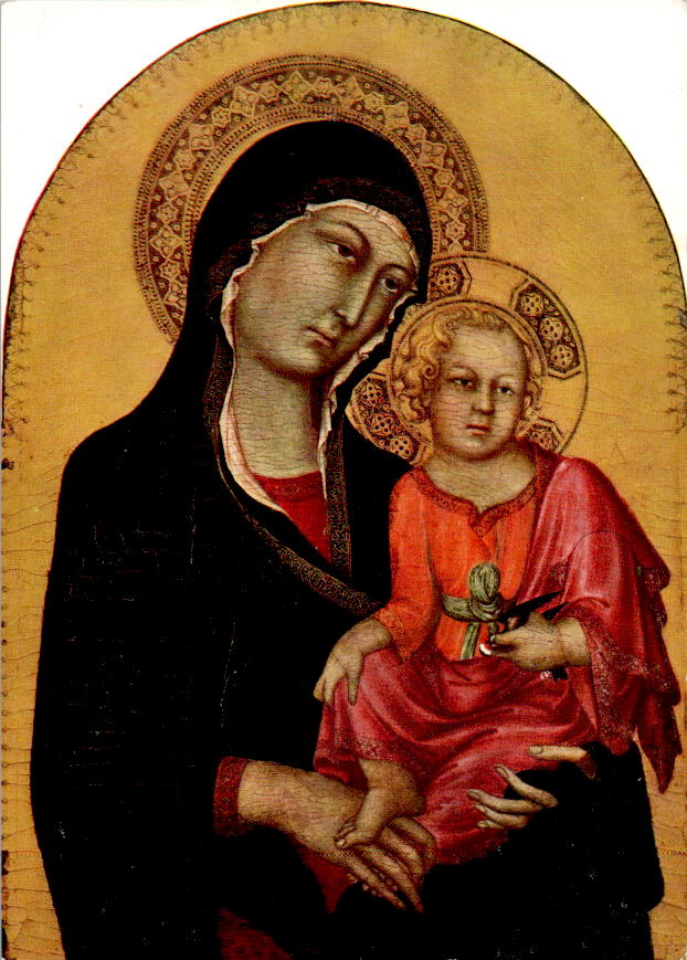 simone martini, maria mit dem kinde, köln museum