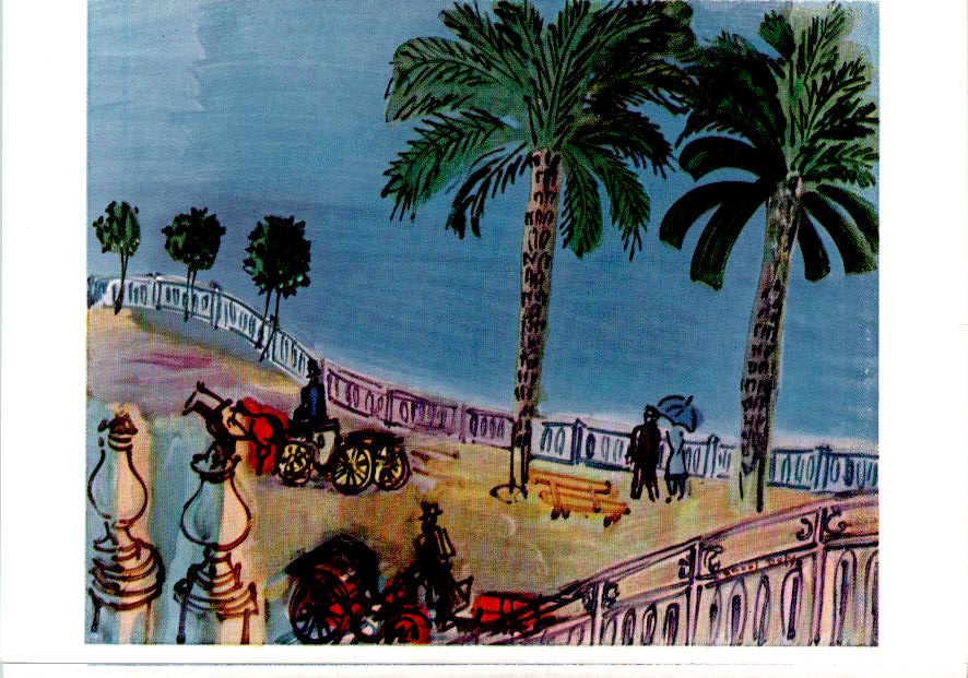 raoul dufy, the seafront at nice, soho gallery london