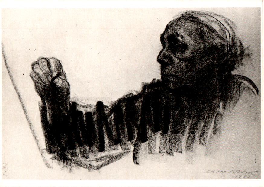 käthe kollwitz, selbstbildnis