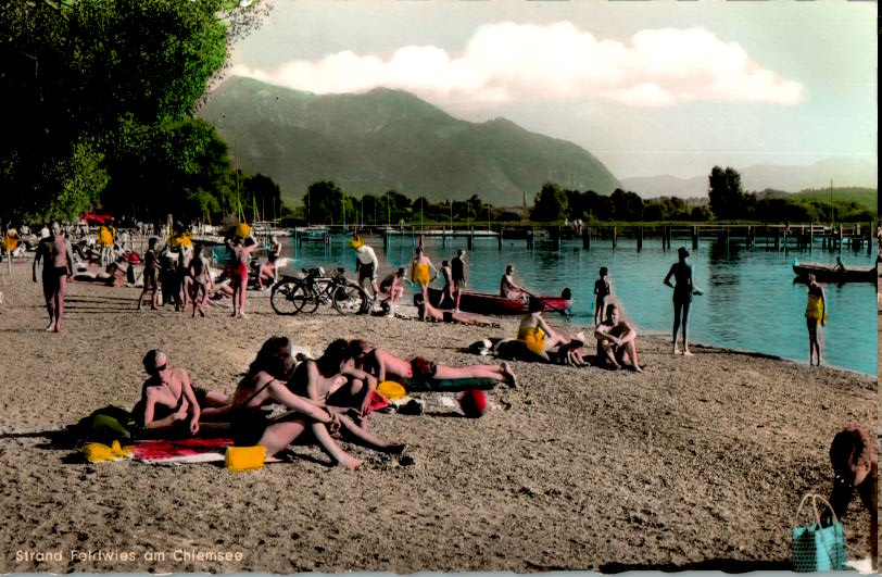 strand feldwies am chiemsee, 1967