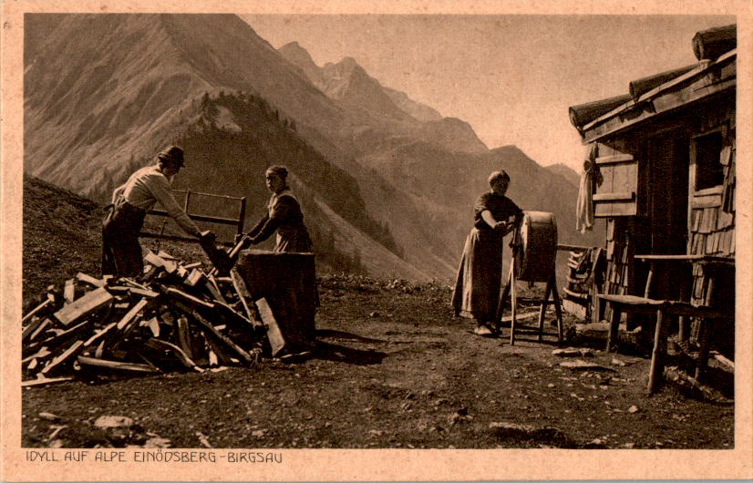 idyll auf alpe einödsberg-birgsau