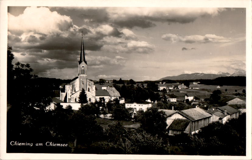 chieming am chiemsee, 1955