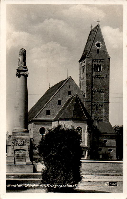 buchloe, kirche und kriegerdenkmal