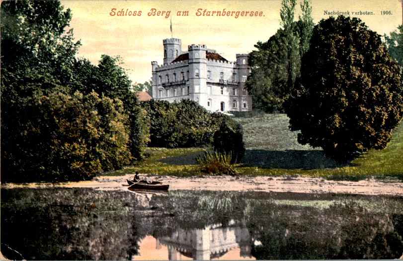 schloss berg am starnberger see, 1906