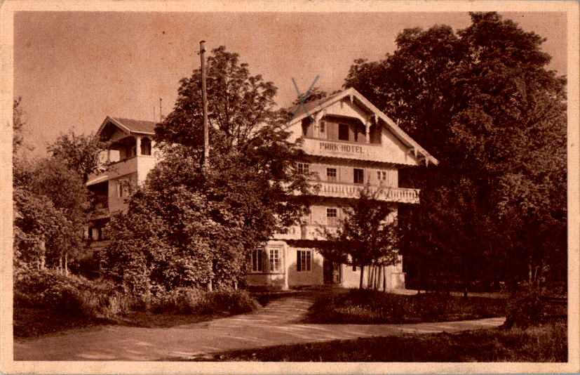 parkhotel in abwinkel am tegernsee, 1927