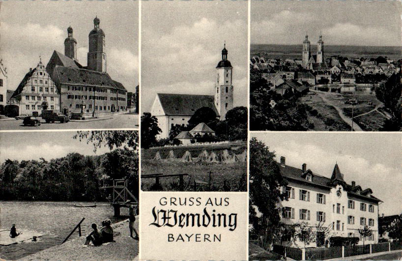 wemding, bayern, 1961