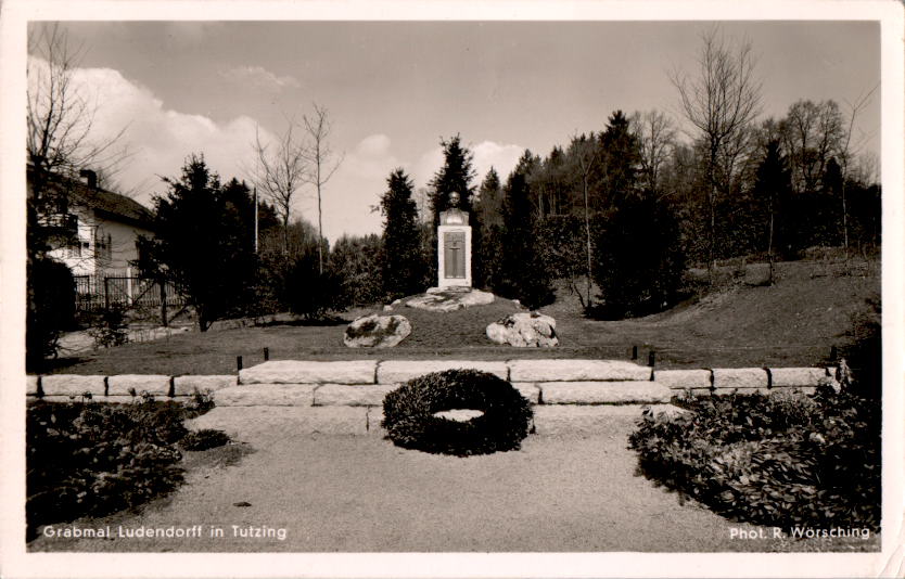 grabmal ludendorff in tutzing, 1940