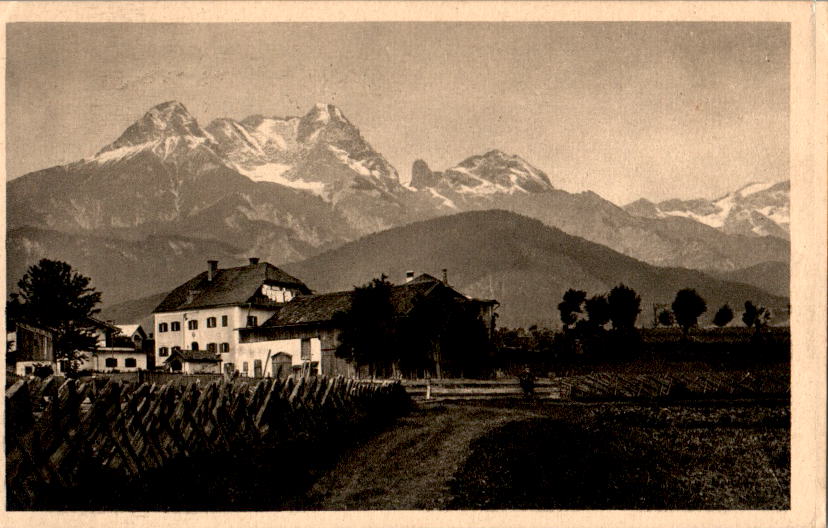 blick von saalfelden gegen steinernes meer, alpenverein ingolstadt