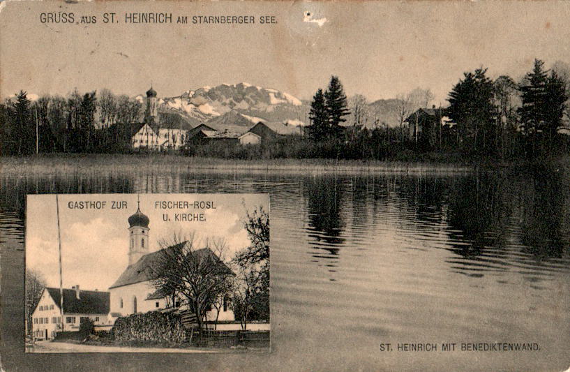 st. heinrich am starnberger see, gasthof zur fischer-rosl, 1907