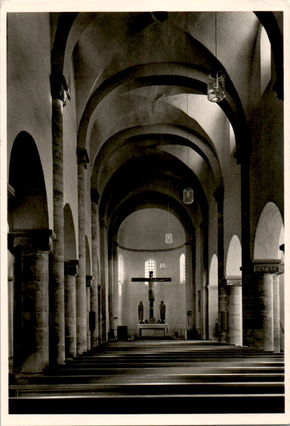 romansiche basilika von altenstadt, mittelschiff