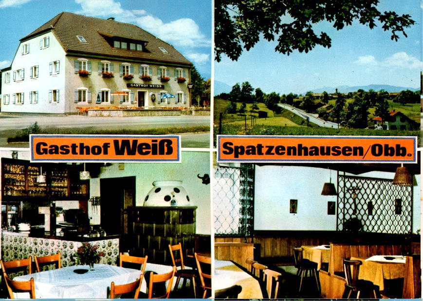 gasthof weiß, spatzenhausen/obb.