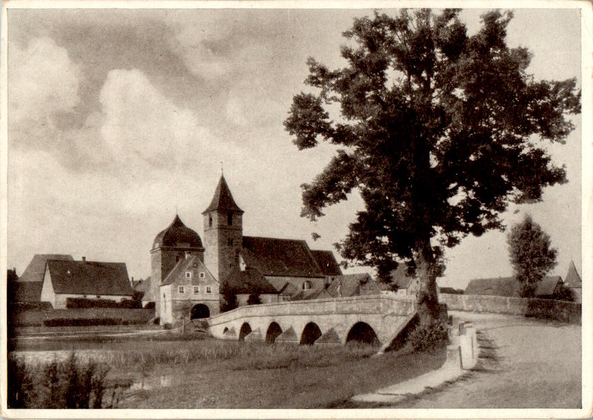 brücke an der altmühl, foto rödel