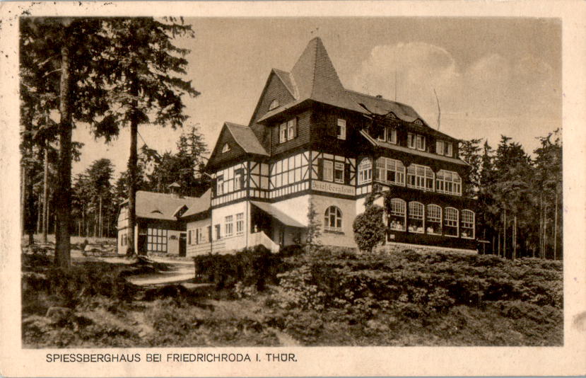 spiessberghaus bei friedrichroda, 1925