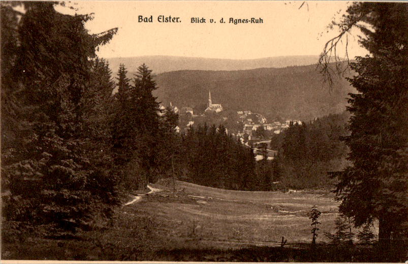 bad elster, blick v.d. agnes-ruh