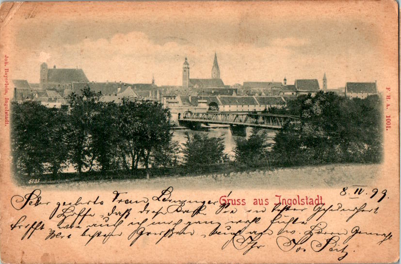 gruss aus ingolstadt, 1899