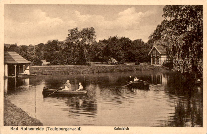 bad rothenfelde (teutoburgerwald), kahnteich