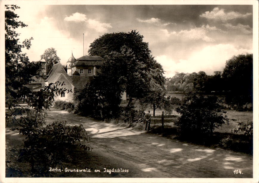 berlin-grunewald, am jagdschloss