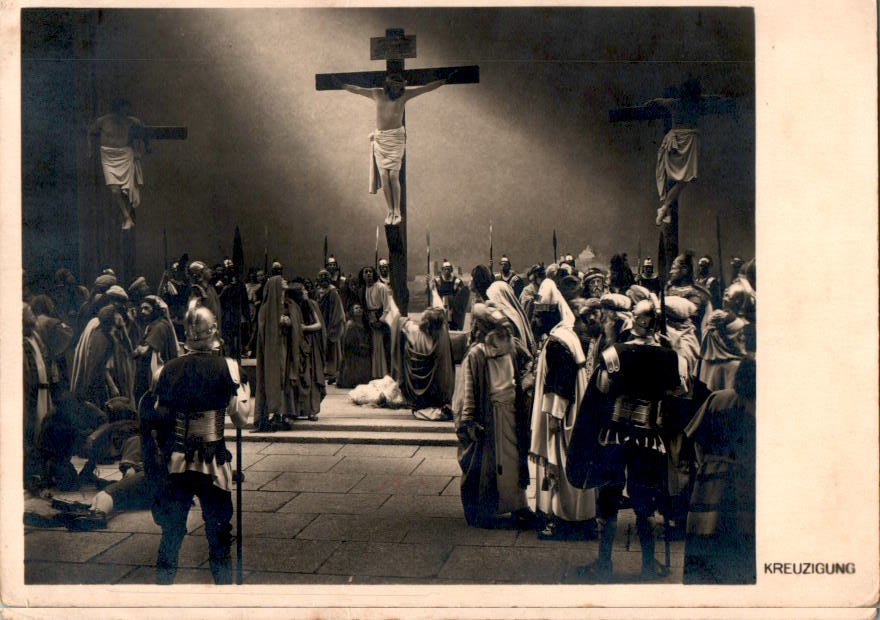 oberammergau 1934, kreuzigung