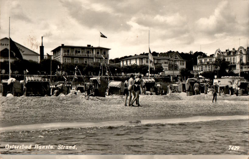 ostseebad ransin, strand