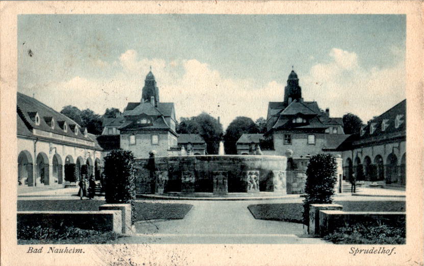 bad nauheim, sprudelhof, 1918