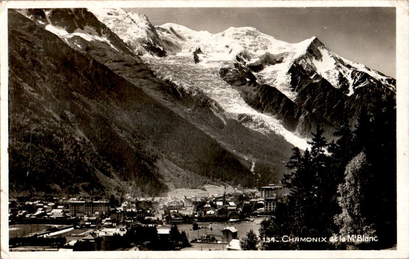 chamonix et le mont blanc