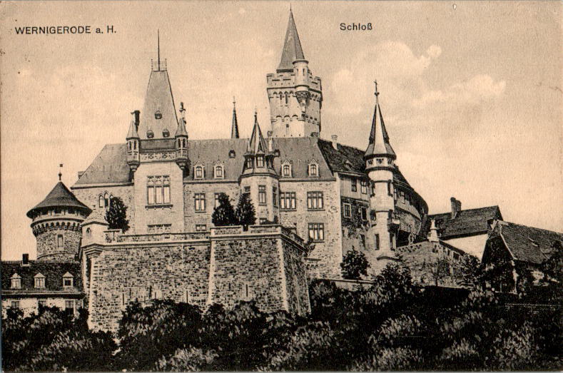 wernigerode, schloß, 1918